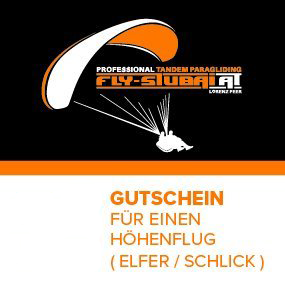 Gutschein für Tandem Paragliding Stubaital Schlick 2000