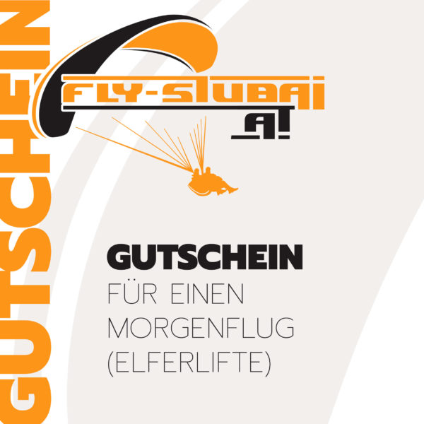 Gutschein Morgenflug Elfer I Fly Stubai Tandem Paragliding in Tirol