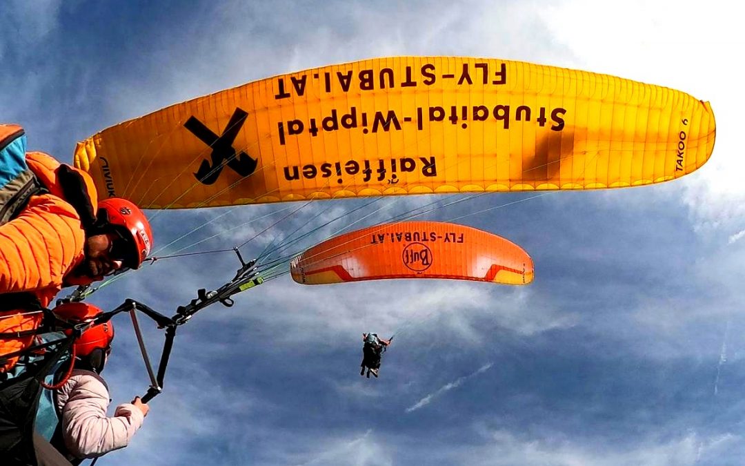 Volo per Coppie d’Alta Quota Elfer · Tandem Stubai Tirolo